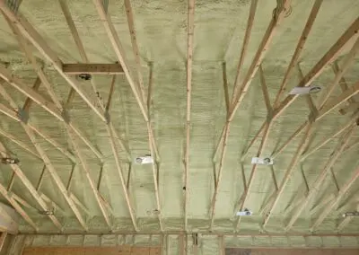 new spray foam insulation in ceiling by Armour Shield Insulation