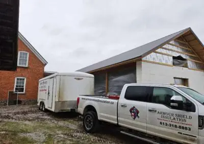 spray foam insulation armour Shield Insulation truck